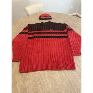 Vintage Y2K Sean John Spell Out  Sweater 2XL-Hip Hop + Hat